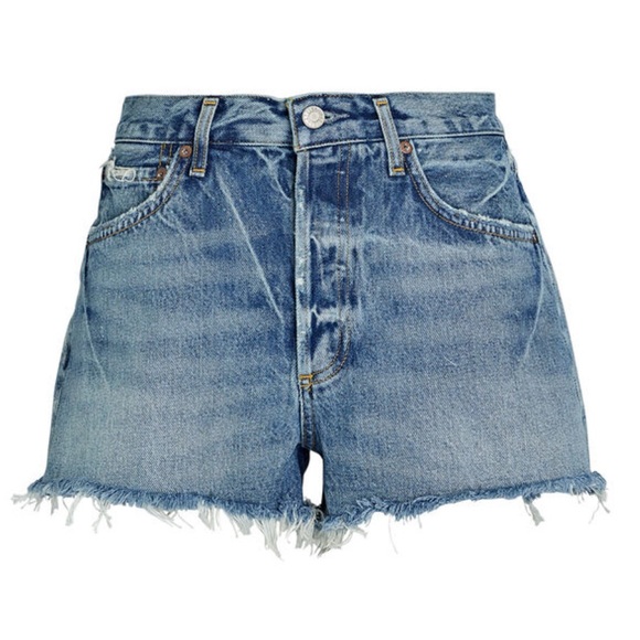 AGOLDE Parker Cut-Off Denim Shorts - swapmeat - Picture 2 of 8